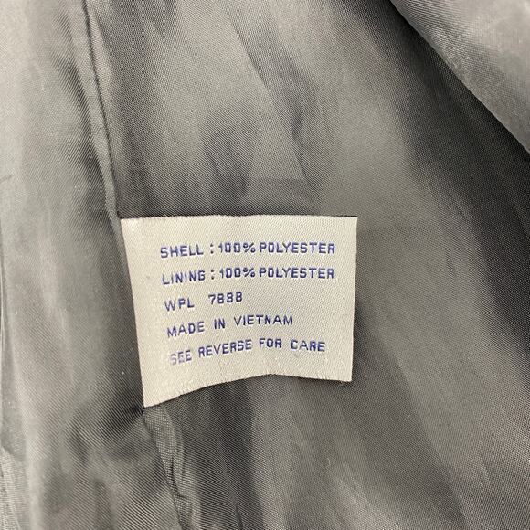 ANN KLEIN Womens Black Jacket Size M Button-Up Outerwear Lightweight Layer - Picture 4 of 7